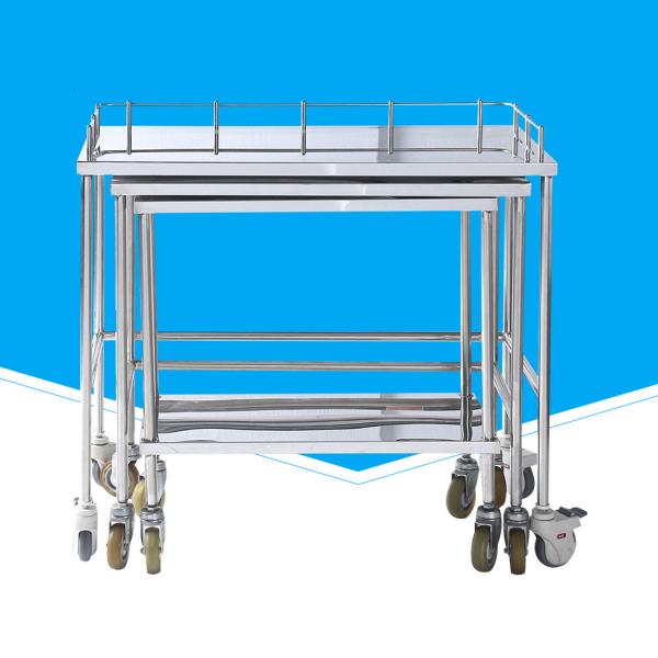 Medical Tool Clinic / Hospital Trolley Diameter 50mm 10 Years Warranty