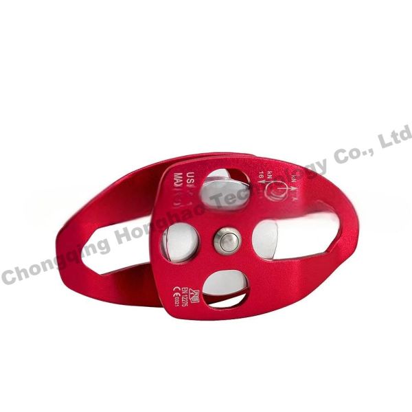 Versatile Climbing and Descending Hardware 7075 Rescue Pulley Aluminum Bearing System
