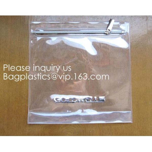 EVA Zipper Bag For Underwear / Bikini/ Bra,Glitter Cosmetic Zipper Pouch Holographic PVC Makeup Brush Bag, Bagease, Pac