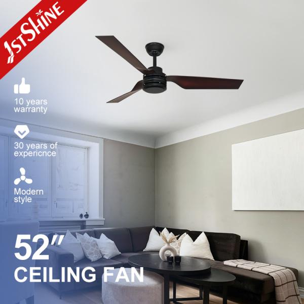 15cm Suspender Length AC Motor Remote Control Ceiling Fans Without Lights 1stshine Top