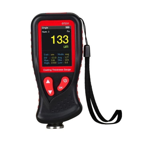 GT230,GT231 Portable Digital Coating Thickness Gauge with High-Definition Display for Non-Destructive Paint Measurement