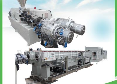 Double Cavities Plastic Pipe Extrusion Machine With Oil Controlling System