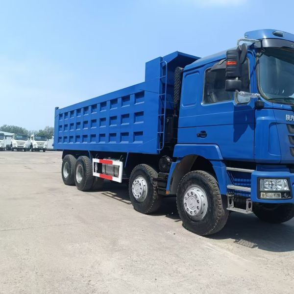 Used Shacman F3000, 12-wheel, heavy-duty dump truck, 8x4 configuration.