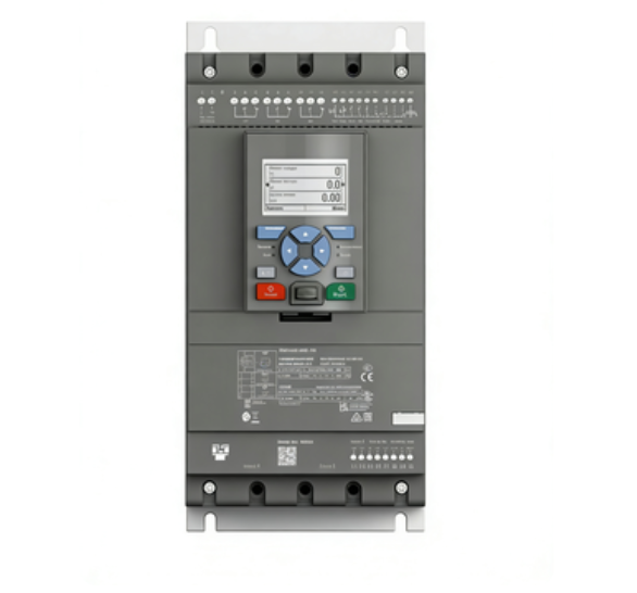 ABB 1SFA898103R7000  Softstarter PSTX features a three-phase control soft start and stop through a voltage or a torque ramp