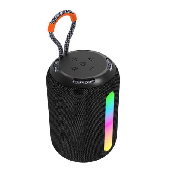 Colorful Wireless Speaker Multi Connection Bluetooth Speaker With RGB Light / Detachable Strap