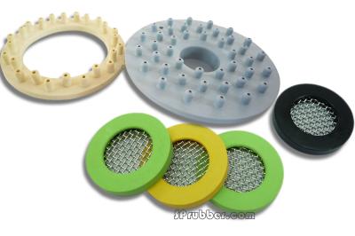 OEM / ODM Customized Rubber Seal Parts Bonding With Metal Net