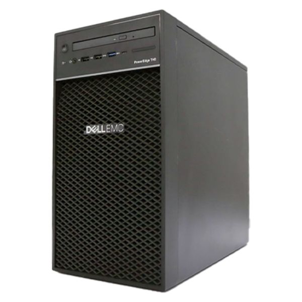 PowerEdge T40 Tower Server with Intel Xeon E-2224G, 64GB DDR4 Memory, and 3 x 3.5” SATA HDD Bays