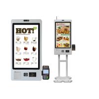 Kiosque de signalisation numérique à écran tactile pour restaurantsFast Food QR Self Service Kiosque de commande