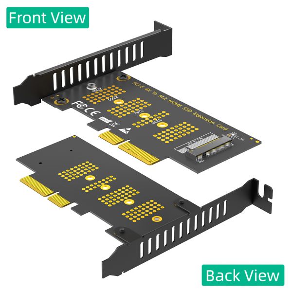 M.2 NVMe SSD to PCIe X4 Adapter Card with High Speed Data Transmission and PCIE 3.0 X4 Support for 2230-2280 Size SSDs