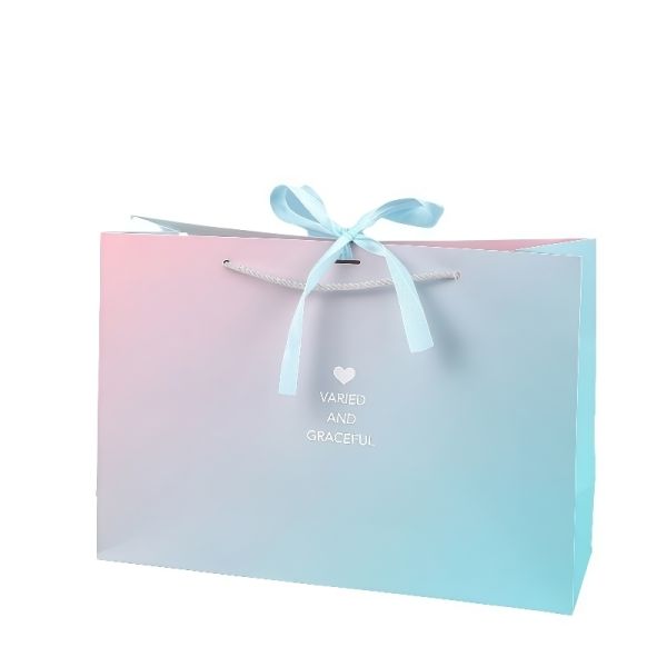 Customized Logo Printed Gift Bags High End For Jewelry Or Skincare Products