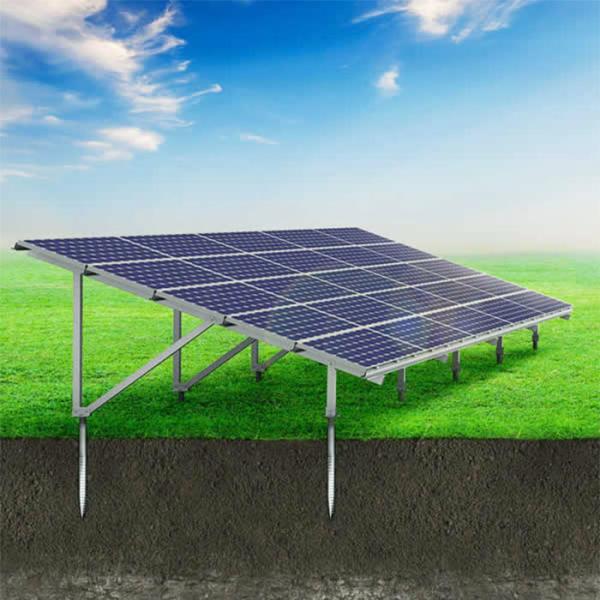 Solar Mounting System Foundation Anti - Corrosion Ground Screw Piles 1800L*76Dmm Hot Dipped Galvanized Spiral Shape
