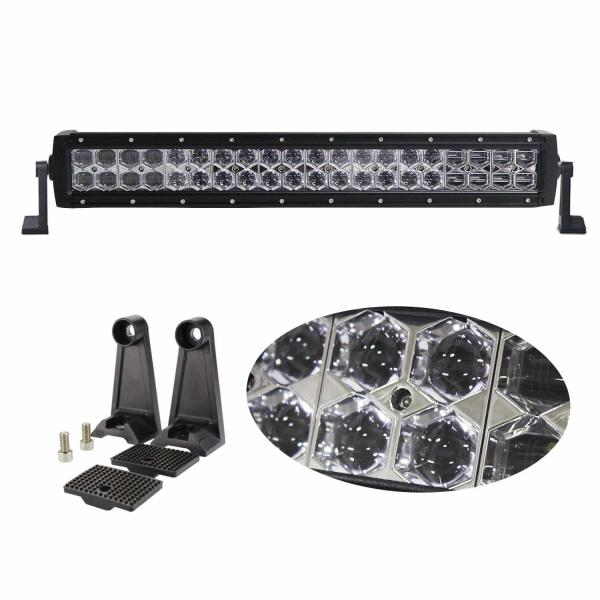 Super Bright 6D 200w 4x4 Off Road LED Light Bar 22 Inch Waterproof