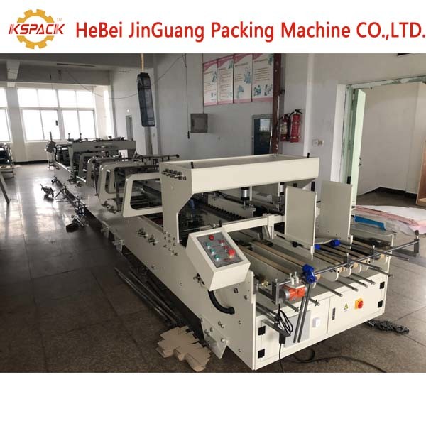 PLC Whith бумажной рифленой машины Gluer папки коробки 400/Min автоматический питаясь