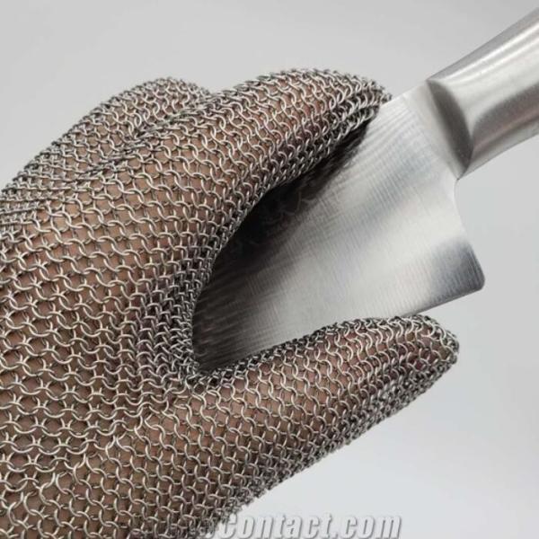 Butcher chainmail glove ring mesh chain mail mesh auti-cutting safety gloves S M L XL XXL
