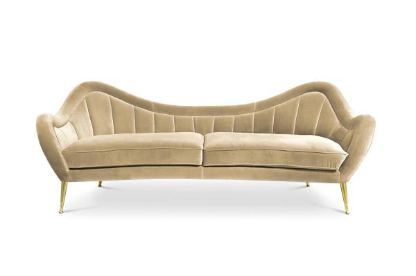 new design luxury velvet fabric lounge popular 3 seat stainless steel sofa for wedding rental
