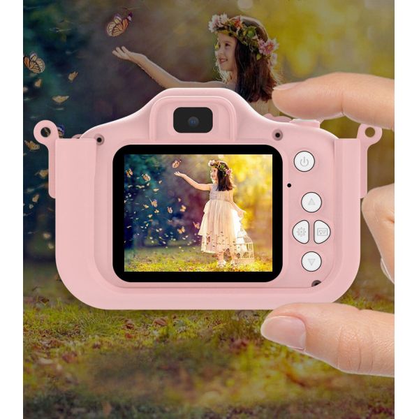 ABS Function Playing Kids Camera Dual Screen 4800W Digital Video Cameras for Girls Boys Age 3-10 Toddler