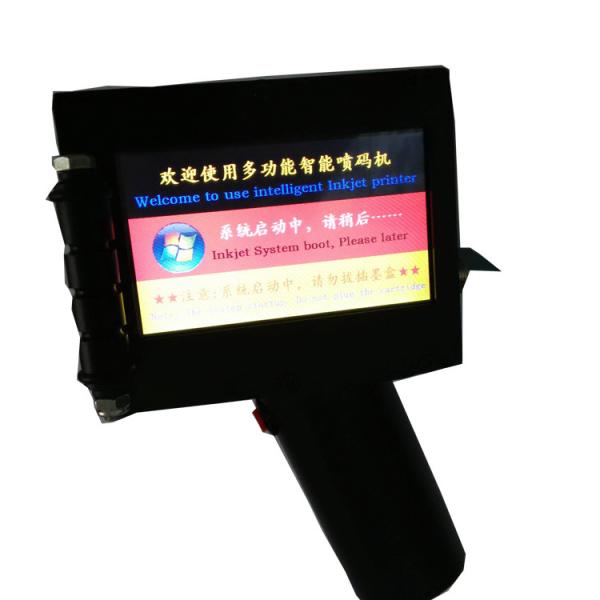 Hand Held Portable Industrial Inkjet Printer Date Codes For Egg In Black