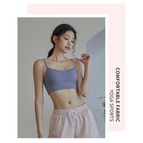 Влага wicking верхняя часть заплыва бюстгальтера спорт женщин XS-5XL сексуальная без заднего дизайна