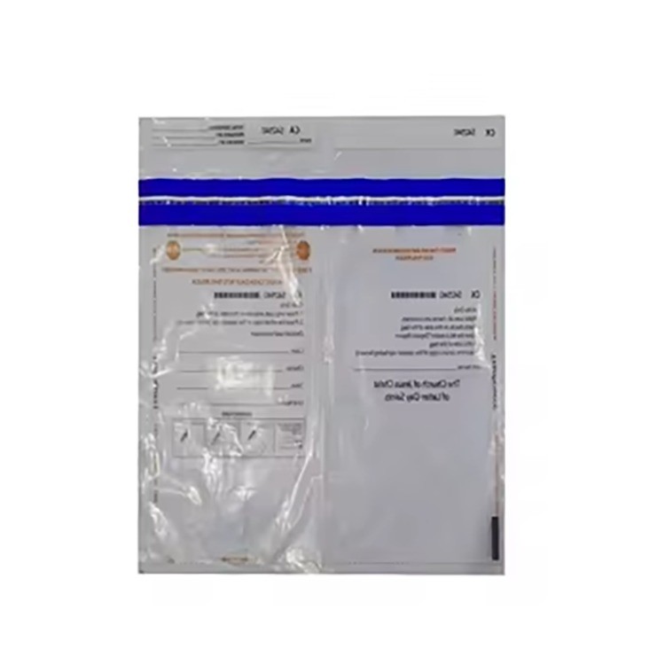 Hot Selling High Security Tamper Evident Bag with Serial Number Tracking for Cash Transport
