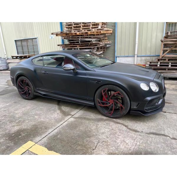 2014 - 2016 Bentley Continental Body Kit Plastic Front And Rear Spoiler Hoods