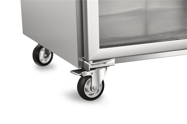 1500 da farmácia de vidro da porta da indicação digital três do diodo emissor de luz do litro refrigerador vacinal médico