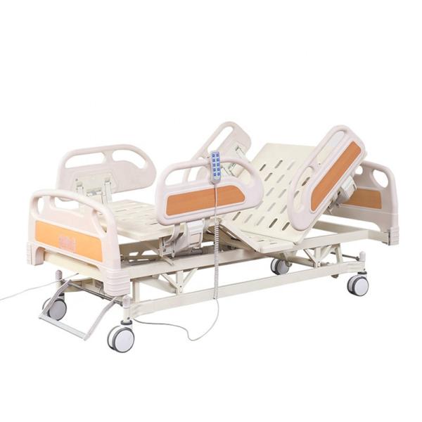 Home Patient Manual Lift Hospital Bed Anti Slip Multipurpose With Silent Pulley hospital bed with side rails