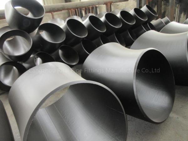 Cotovelos 180 da tubulação de JIS grandes 45 90 aço carbono grande do tamanho do grau A420 WPL6