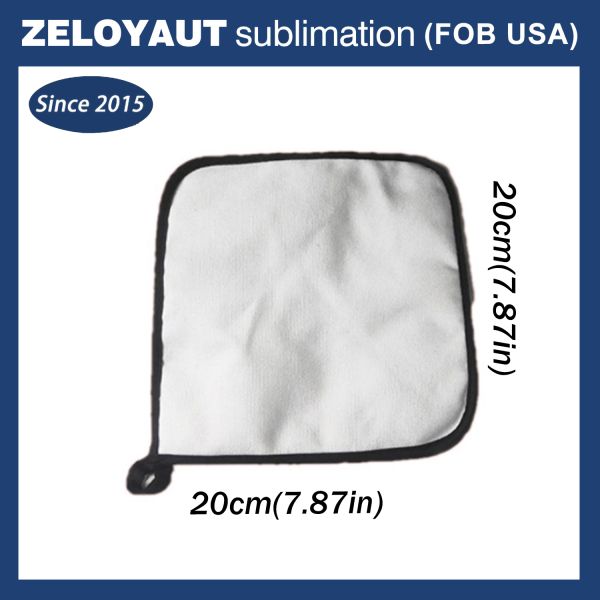 ZELOYAUT Sublimation Blanks Oven Gloves, Oven Mitts and Pot Holder Set for Sublimation, Home Using Sublimation Crafts