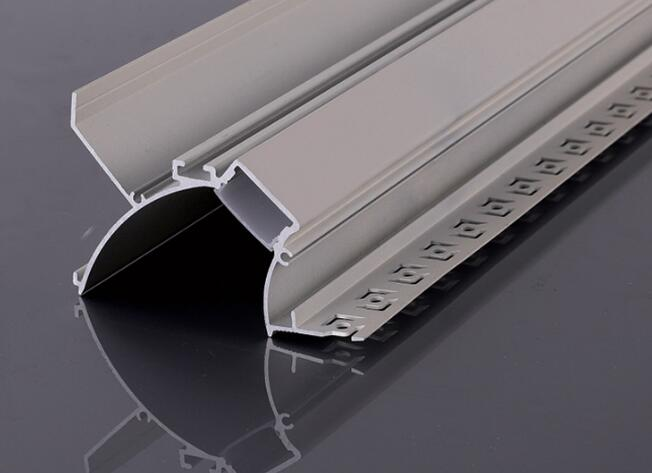 Customized Led Strip Light Aluminium Profile For Ceiling T3-T8 Temper Customer's Requst