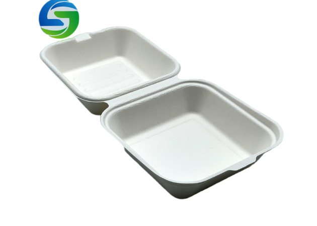 Sandwich 20g 150x150x40mm Biodegradable Takeout Containers