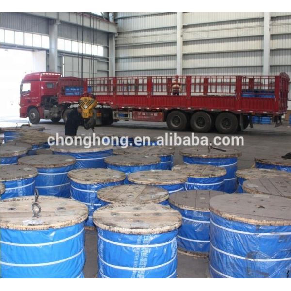 Hot-Dipped Galvanized Aircraft Cable MIL-DTL-83420 2000N/MM2 7x19 Steel Wire Rope 3/32'' reels with 2.000 m/each and Made