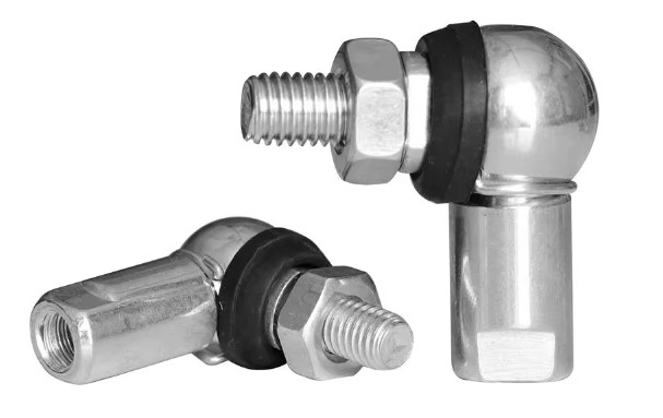 Серебряный или жёлтый цинковый перекрытый угловой шариковой соединительный конец подшипника с резиновыми уплотнениями IATF16949 сертифицированный