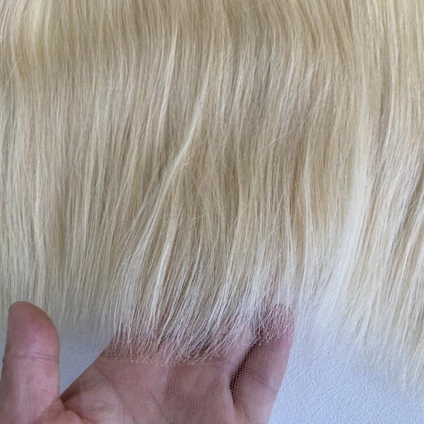 Blonde 613 Transparent HD Lace Frontal Brazilian Straight Human Hair Blonde Color 13x6 613 HD Frontal with Bundles