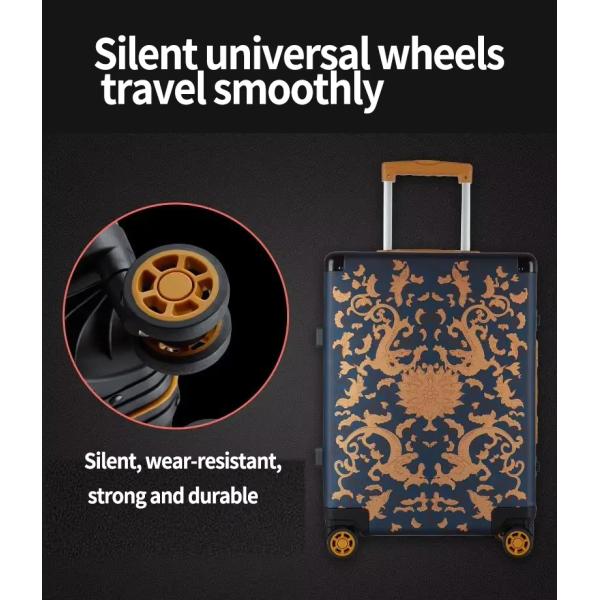Chinese Palace-Style Ornate Carry-On Suitcase