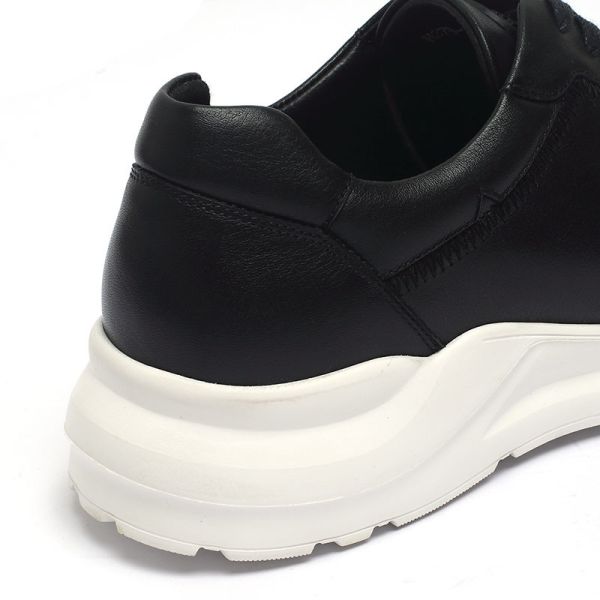 BRUNO VIERO Breathable anti odor Mens Leather Sneakers