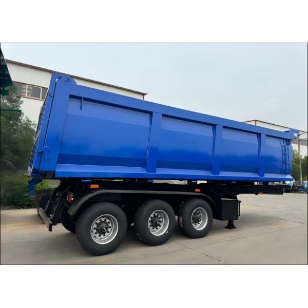 4 Axles 36-40 Cubic Meters Rear Carrying Heavy Materials Sand Rock Ore Stone Tipper Dump Truck Semi Trailers