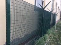 Galvanizado Soldado em pó revestido de malha de arame exterior Cercas de segurança 358 Painel de vedação anti-escalada