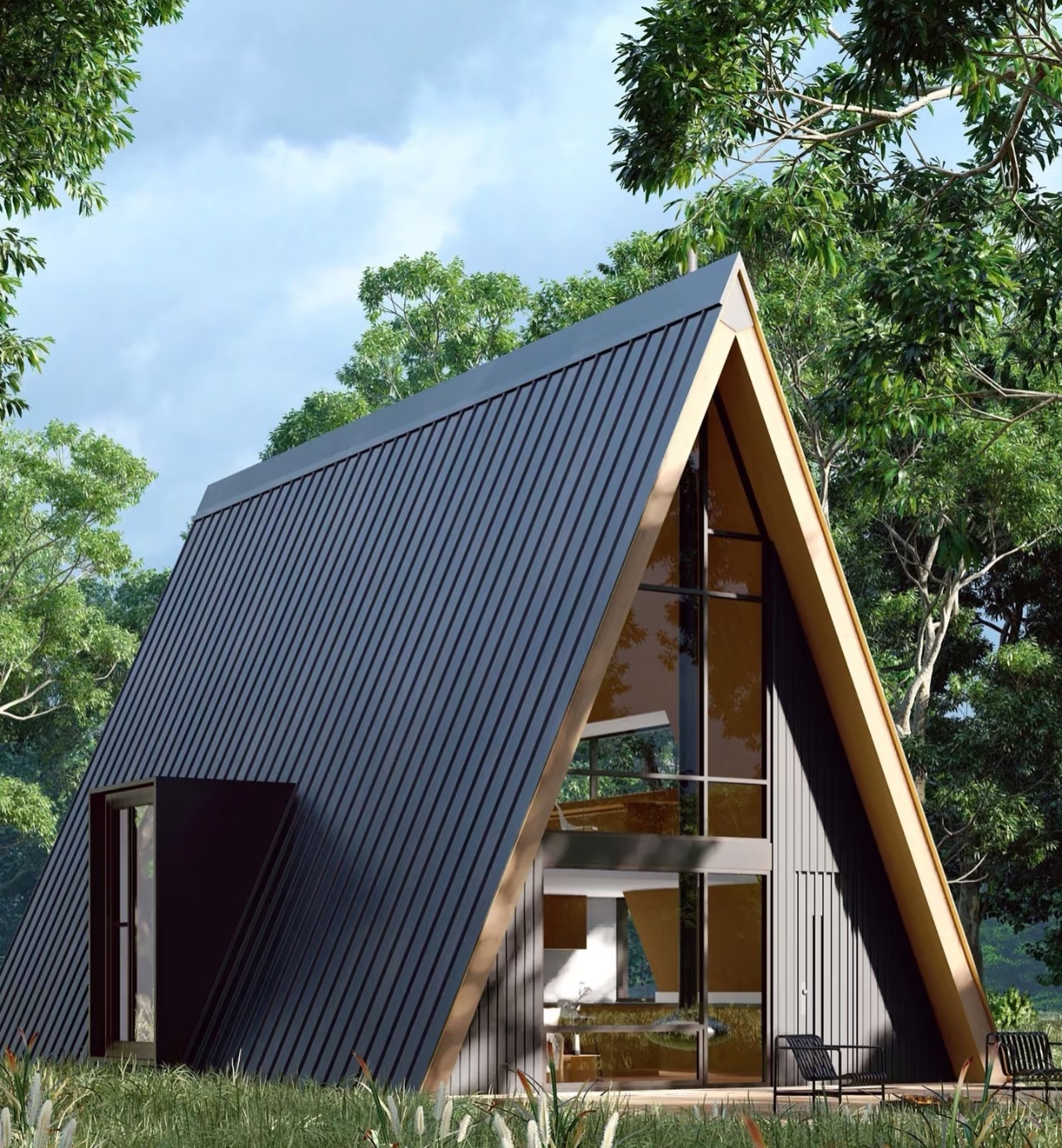 Triangle Prefab House