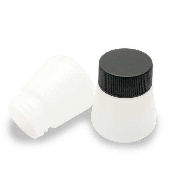 Wholesale Custom Tooth Powder Packaging Empty  White Hdpe Bottle 40ml Mini Plastic Bottles