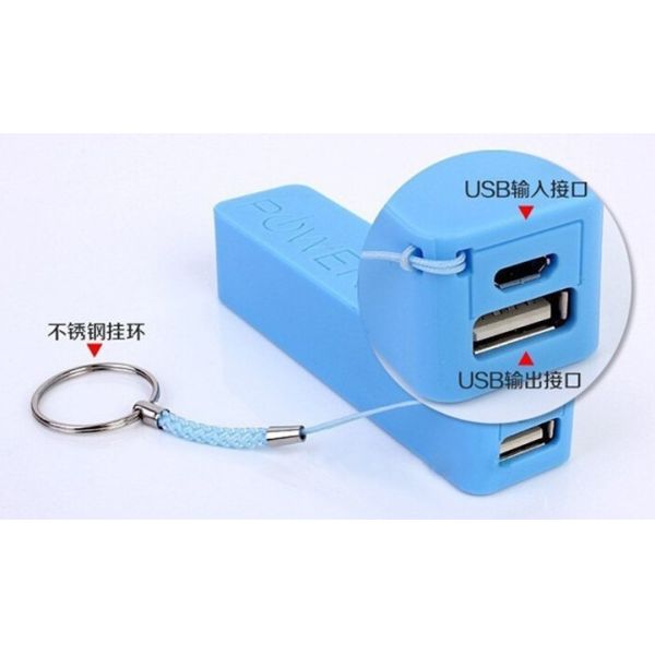 Advertising Style Gift Plastic Power Bank 2600MAH 3000MAH 18650 Full Battery