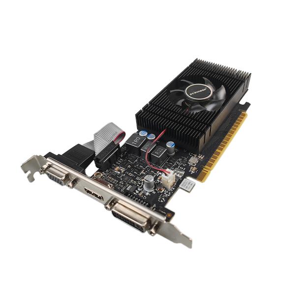 PCWINMAX Geforce GTX 750Ti 4GB GDDR5 VGA DVI HD Sortie Fan unique Carte graphique de bureau de jeu à profil bas