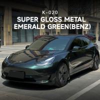 Lumineux métal émeraude vert Benz TPU peinture de voiture enveloppe de protection 7,5 mil K-020