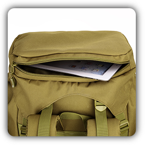 Tactical ornaments Army Backpack, Tactical Hiking Daypack 70-85L ornaments MOLLE Assault Backpack Army Traveling Campi