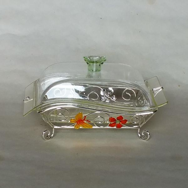 Iron base plate date palm bowl（6）