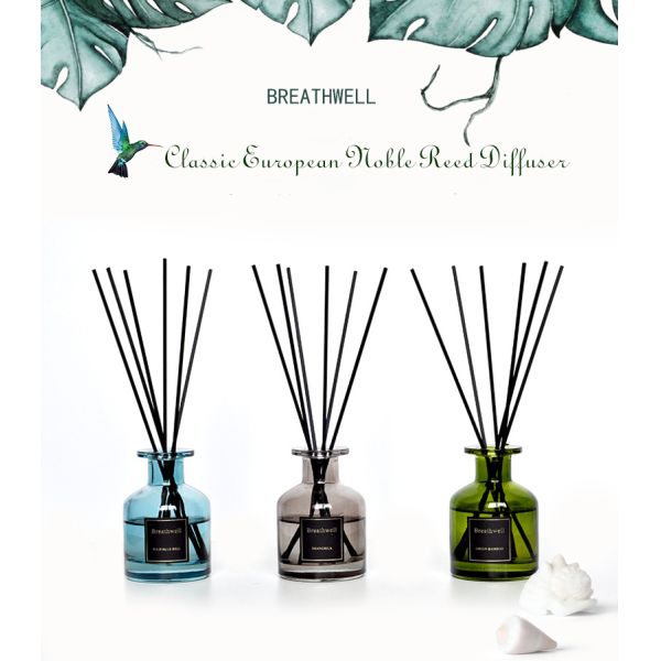 125ml Home Reed Diffuser Gift Set Home Fragrance Bottle Air Fresheners Luxury Design