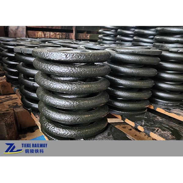 DIN 2096 Railway Bogie Parts Bogie Coil Springs 60Si2CrVAT / 60Si2CrVA