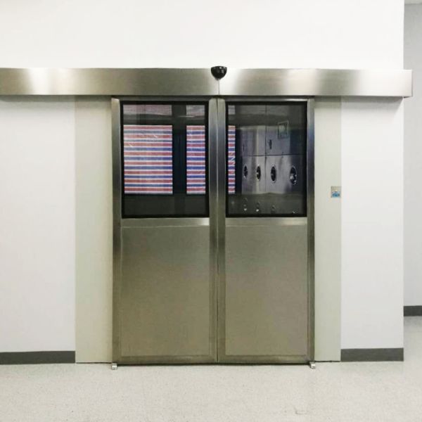 Modular Air Shower Room Customized Size Double Doors Interlock Air Shower Clean Room Design