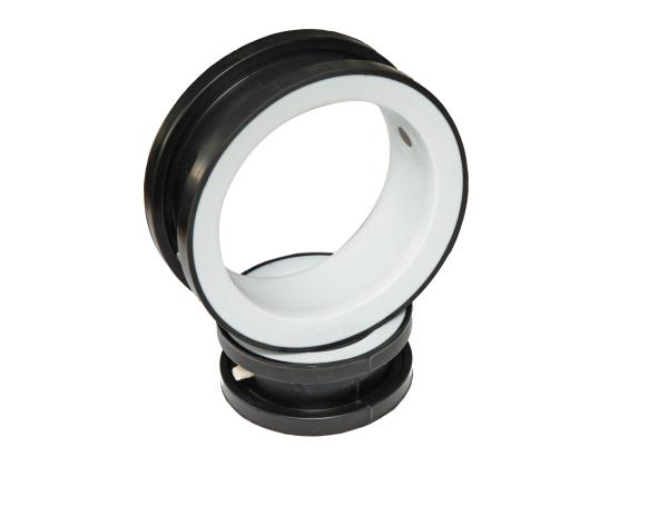Wafer Type Seat Butterfly Valve High Performance PTFE + FKM Material Custom Color