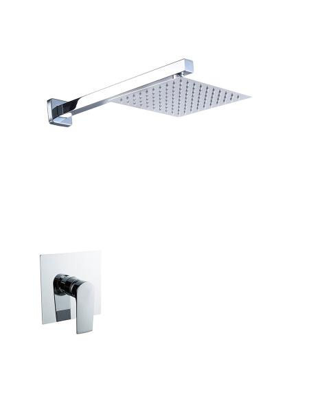 Máquina de banho de banho de banho de banho de banho de banho de chome torneira de bronze chuveiro frio e quente chuveiro de cabeça OEM