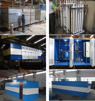 Завод водоочистки отбросов производства, заводы по обработке нечистот для сельских домов